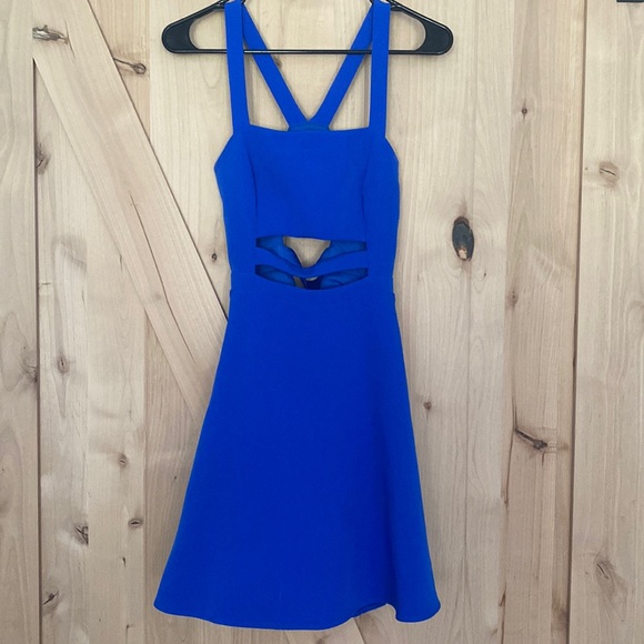 Blue Cocktail Dress - Picture 1 of 5